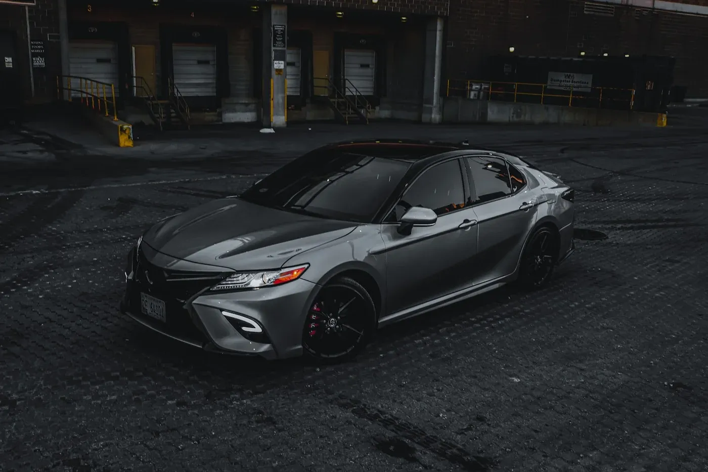 Toyota sedan photographed outdoors